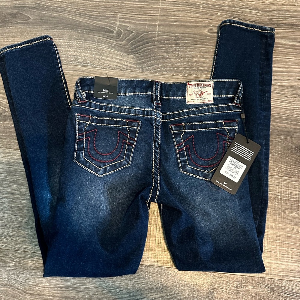 BNWT True Religion Girls Skinny Jeans